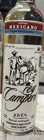 Mezcal Rey Campero Mexicano 48.5%