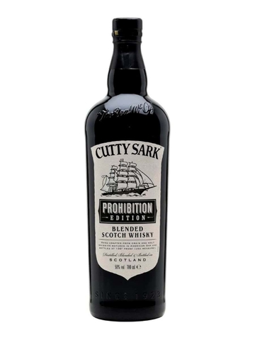 Cutty sark Prohibition over proof 50%
