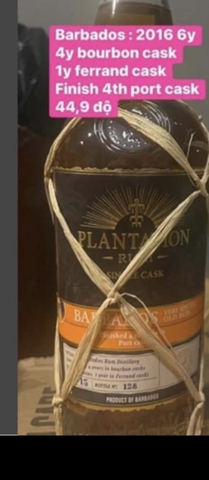 Plantation 2016 6y port cask