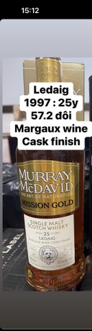 Ledaig 1997 25y 57,2% 700ml