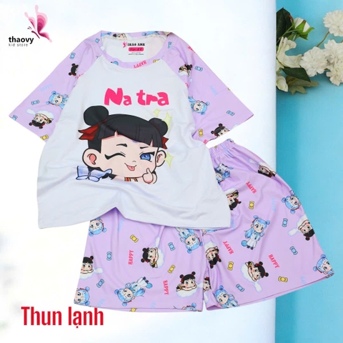 Bộ đồ ngủ pijama tay ngắnchất thunmát lạnh đủ size Từ 10kg Đến 55kg - shopThaoanh kids
