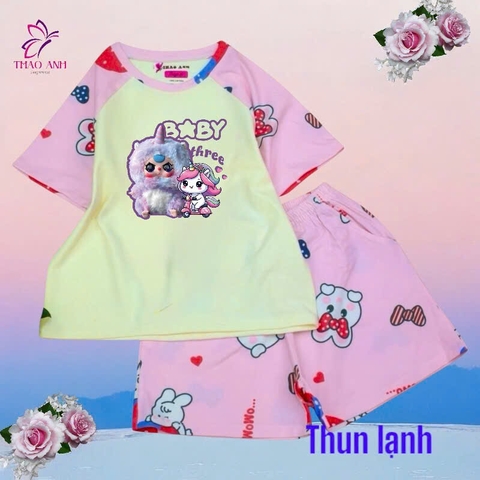 Bộ đồ ngủ pijama tay ngắnchất thunmát lạnh đủ size Từ 10kg Đến 55kg - shopThaoanh kids
