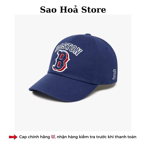 Mũ MLB Logo 2 màu - Navy