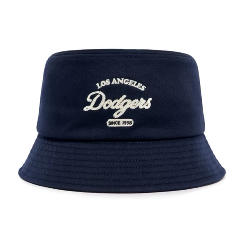 Mũ Bucket MLB Chữ thêu - Navy