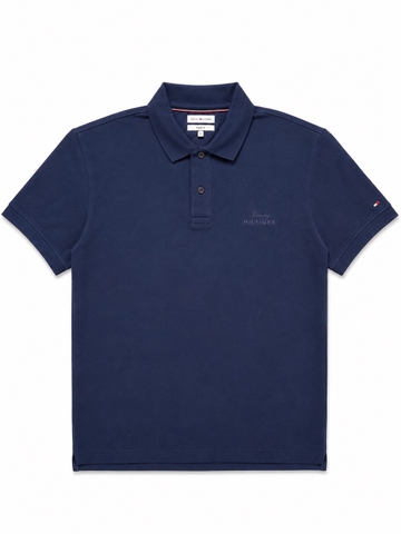 Polo tôm full - thêu Regular navy