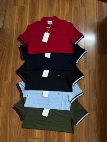 Polo Tôm slim viền tay