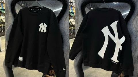 Áo Swt Thêu Xù Nửa LoGo NY