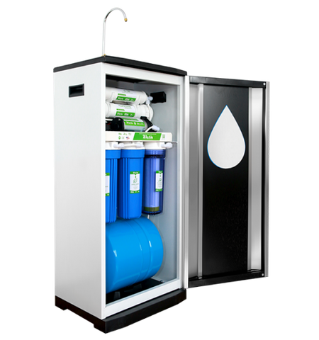 Máy lọc nước RO 5 lõi vỏ kính cường lực