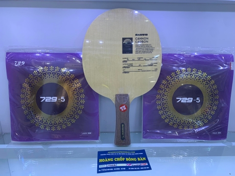 Combo cốt Sanwei Cannon Carbon + Mặt 729-5