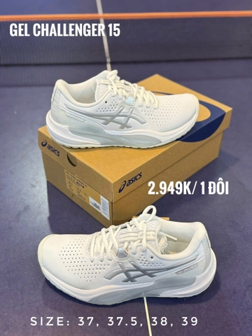 Giày Asic Pickleball Challenger 15 trắng ngọc trai