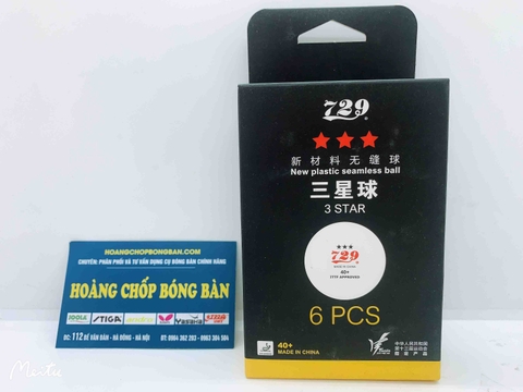 Bóng 729 3 sao hộp vàng đen