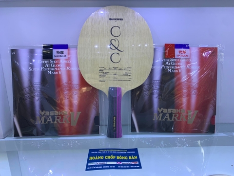 Combo cốt Sanwei C&C + Mặt Yasaka Mark V