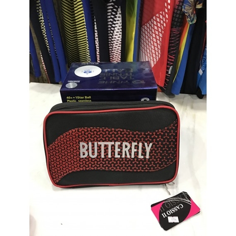 Túi Butterfly hai ngăn đỏ Kt 20x30
