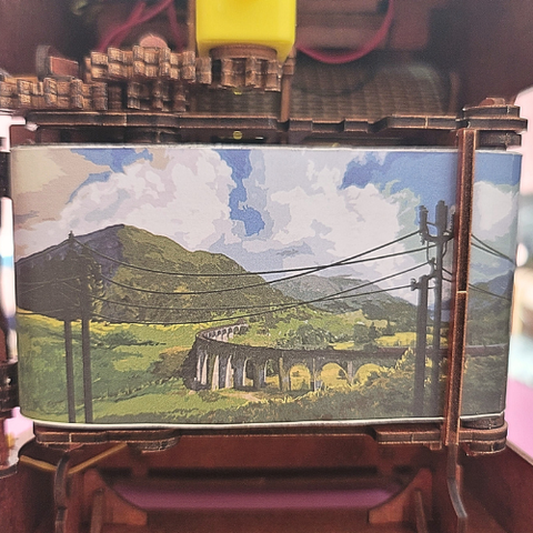 Cuộn giấy Cabin 1940 halom book nook DIY