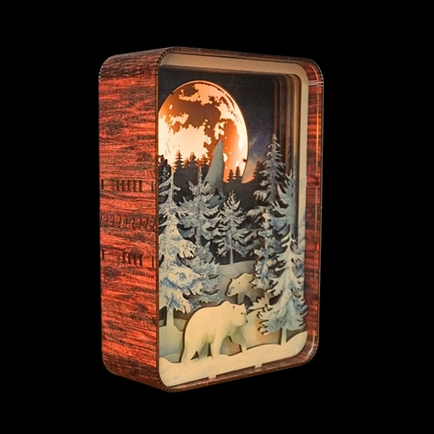 Halom booknook Snow Moon Trăng Tuyết