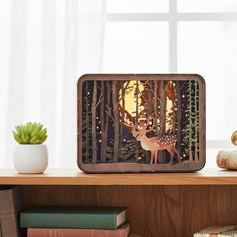 Mô hình Halom booknook Moonlit  Forest Rừng Trăng