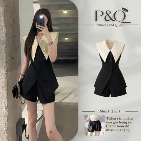 Set áo kèm quần maxi vải goothun sang chảnh vai kiểu có bigsize | set6