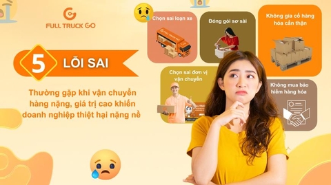5 LỖI SAI KHI GỬI HÀNG NẶNG, GIÁ TRỊ CAO – CẢNH BÁO CHỦ HÀNG DỄ MẤT TIỀN