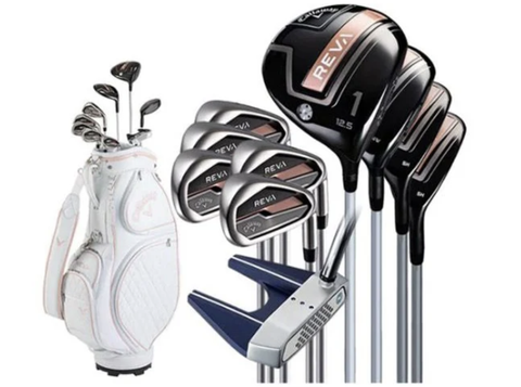 Bộ Gậy Golf Fullset Nữ Callaway Reva Hồng (8 gậy)