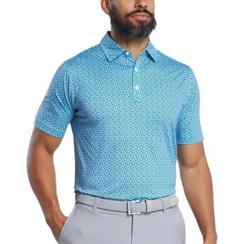 ÁO FOOTJOY Allover Floral Lisle BLUE/AQUA