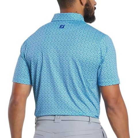 ÁO FOOTJOY Allover Floral Lisle BLUE/AQUA