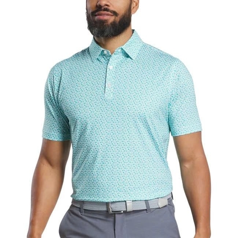 ÁO FOOTJOY Allover Floral Lisle EMERALD/WHITE