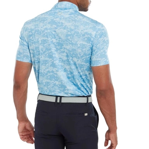ÁO FOOTJOY DS CLOUD CAMO LSL TRUEBLUE