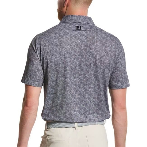 ÁO FOOTJOY Speckle Print Lisle BLACK/WHITE