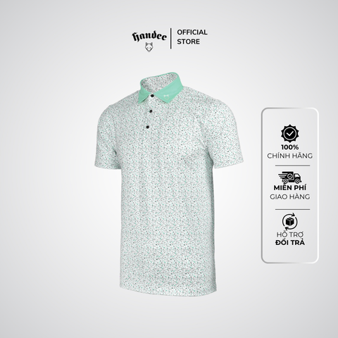 ÁO GOLF HANDEE 6 MÀU  CỔ LÁ CÂY
