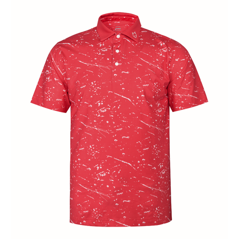 ÁO GOLF HANDEE 6 MÀU RED - WHITE