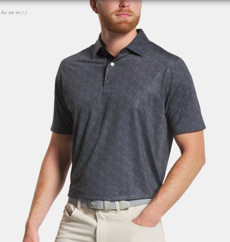 ÁO FOOTJOY Speckle Print Lisle FLINT