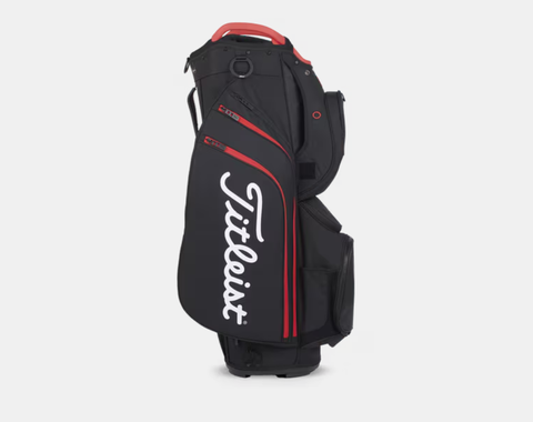 TÚI GẬY CART 15 BLACK/BLACK/RED
