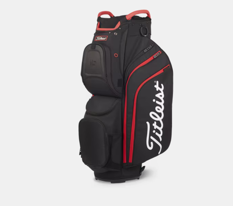 TÚI GẬY CART 15 BLACK/BLACK/RED