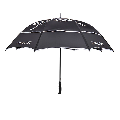 DÙ TITLEIST TOUR DOUBLE CANOPY UMBRELLA BLACK/WHITE