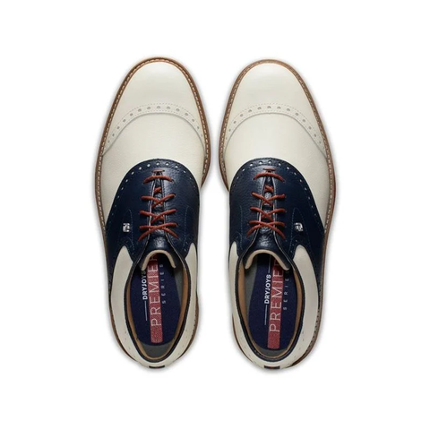 GIÀY FOOTJOY DRYJOYS PREMIERE CREAM/NAVY/RED