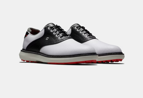 GIÀY FOOTJOY TRADITIONS SPIKELESS WHITE/BLACK