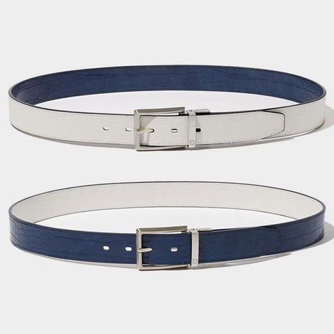 Thắt lưng Synthetic Leather White/Navy