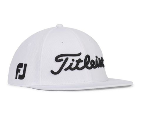 NÓN TOUR ELITE FLAT BILL WHITE/BLACK