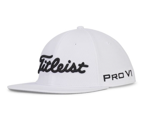 NÓN TOUR ELITE FLAT BILL WHITE/BLACK