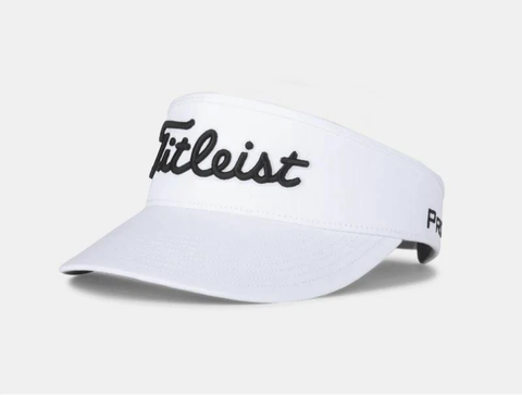 NÓN TOUR PERFORMANCE VISOR STAFF WHITE