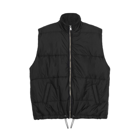 Funnel Neck Quilted Gilet