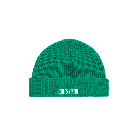Chu's Club Ribbed Knit Hat