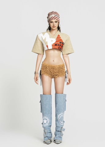 MAP Faux Cropped Top