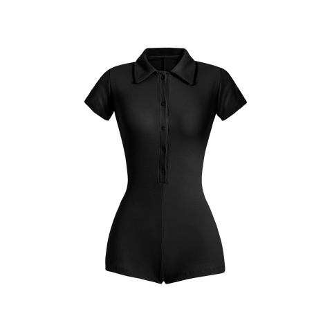 Bestie Buttons Front Playsuit