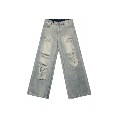 SG.S Distressed Ripped Jean