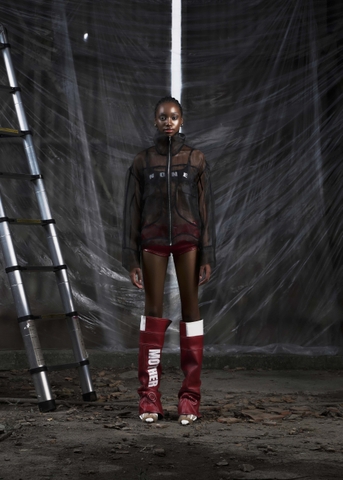 NONE See Through Oversized Jacket