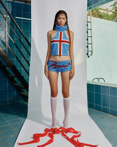 BAE Embroidered Short Pants