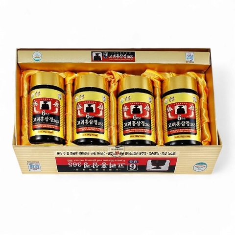 CAO SÂM 365 / 고려홍삼정365 (SET 4 LỌ × 240G)