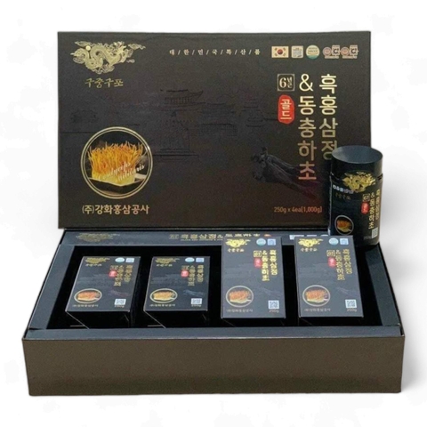 CAO HẮC SÂM ĐÔNG TRÙNG HẠ THẢO (SET 4 LỌ)