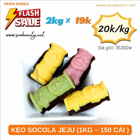 KẸO SOCOLA JEJU 제주도 (1KG ~ 150 cái)